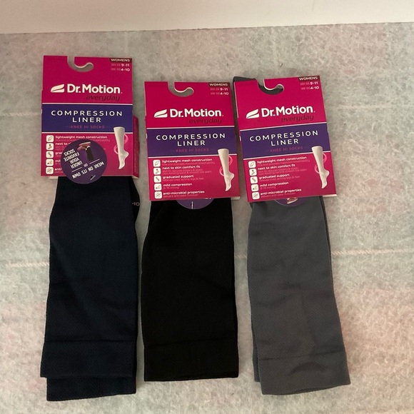 Dr. Motion Set of 3 Everyday Compression Liners - Picture 1 of 5